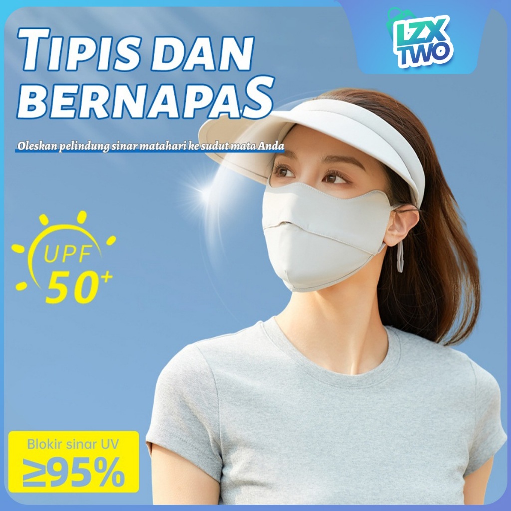 Jual Masker UPF50+ - Tipis & Bernapas, Blokir 99% UV, Untuk Berkendara ...