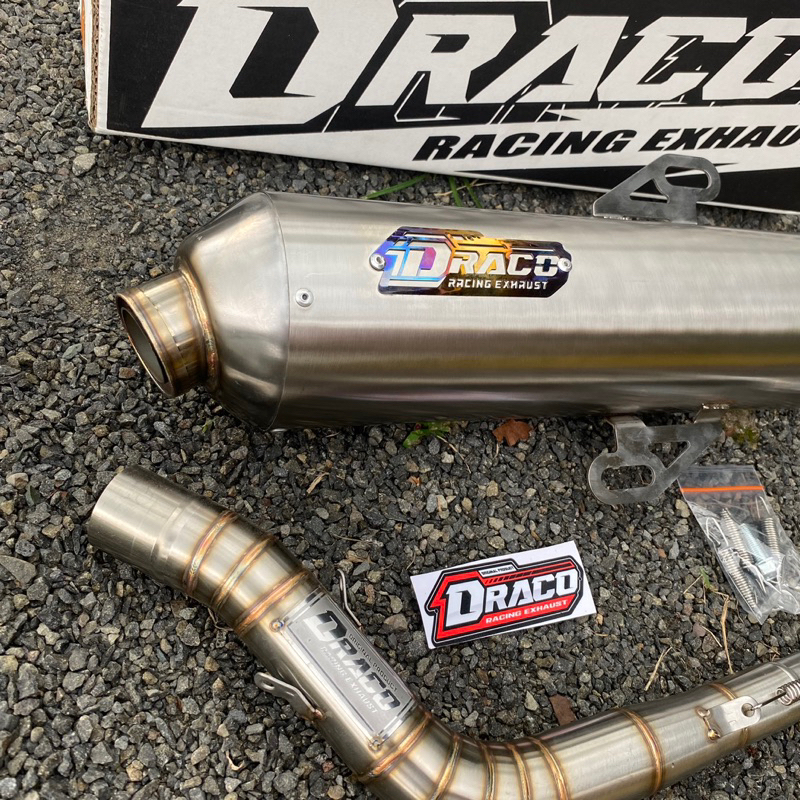 Jual Knalpot std Racing Draco stainlles inlet 38 AEROX NEW VARIO 125 ...