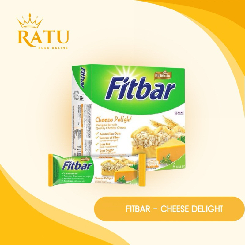 Jual FITBAR MULTIGRAIN - CHEESE DELIGHT - 1 BOX (5 pcs x 20 g) | Shopee ...