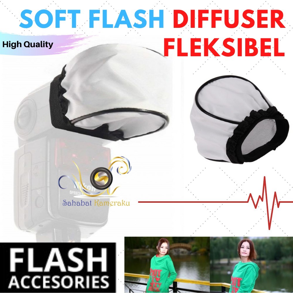 Jual Soft Flash Diffuser Soft Bounce Pelembut Cahaya Universal ...