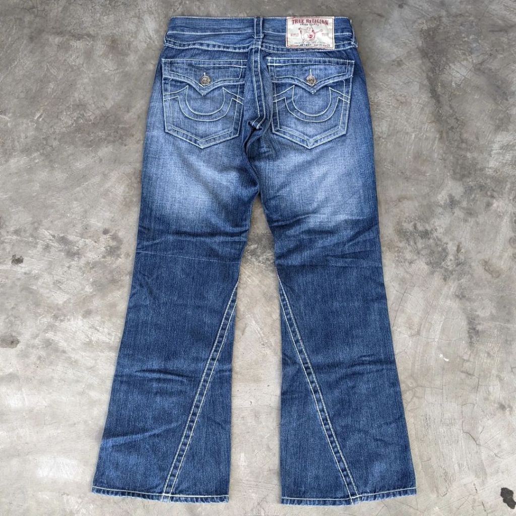 美品】USA製 TRUE RELIGION JOEY BIG T 太ステッチ