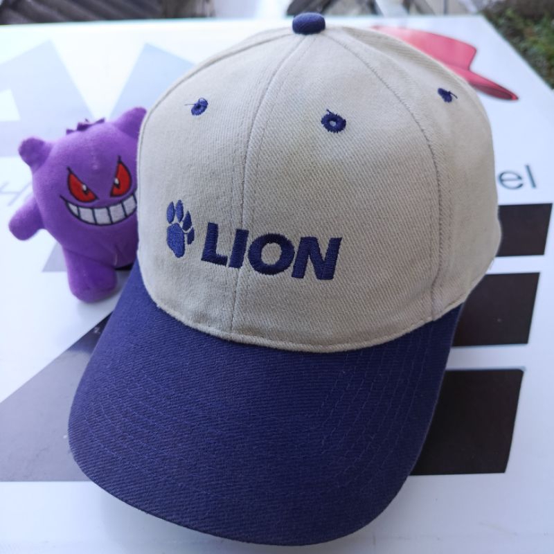 Jual TOPI DAD HAT 2 TONE LION by 0TTO scnd | Shopee Indonesia