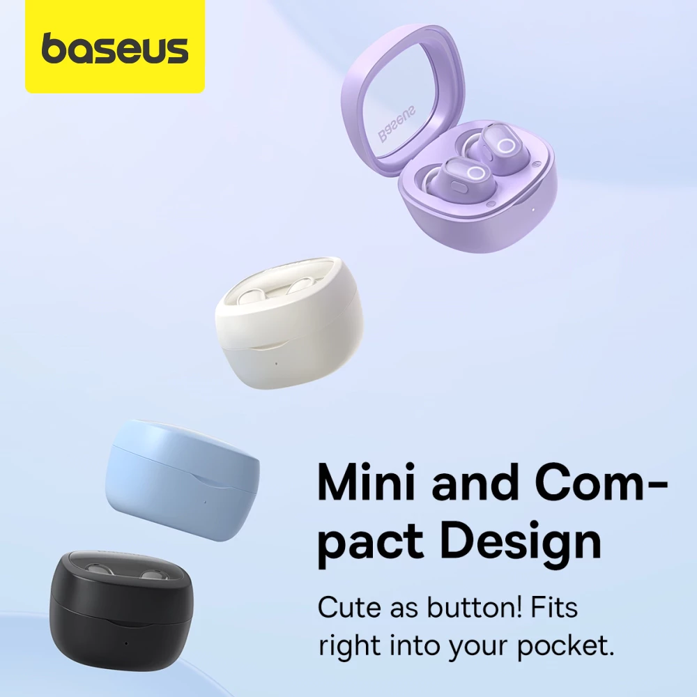 Baseus True Wireless Bluetooth Earphone Mini Earbuds TWS WM02