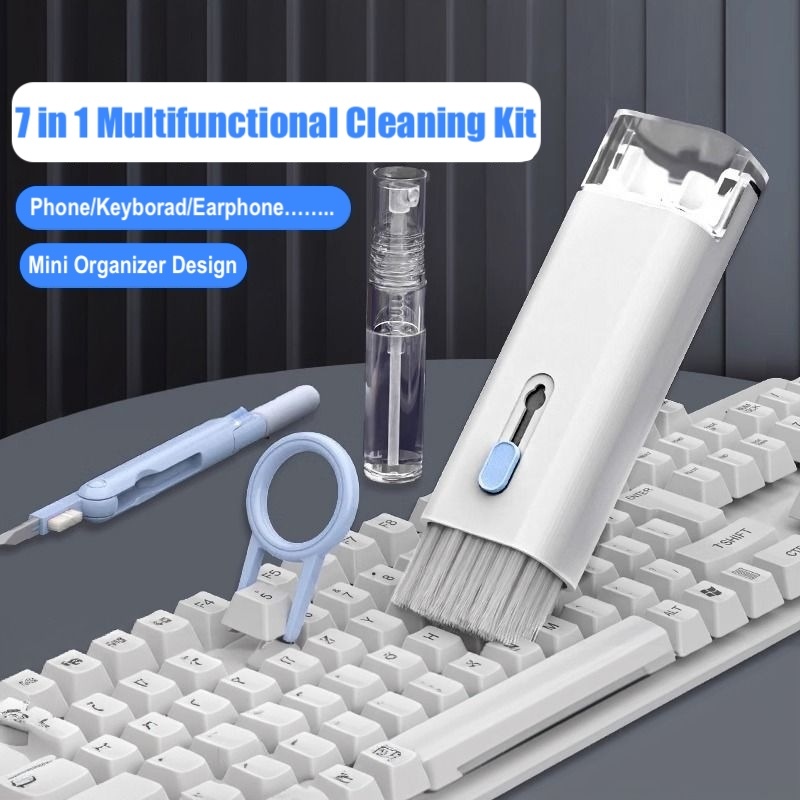 Jual Cleaning Kit 7 in 1 Multifungsi Pen Cleaner Phone Screen Keyboard ...