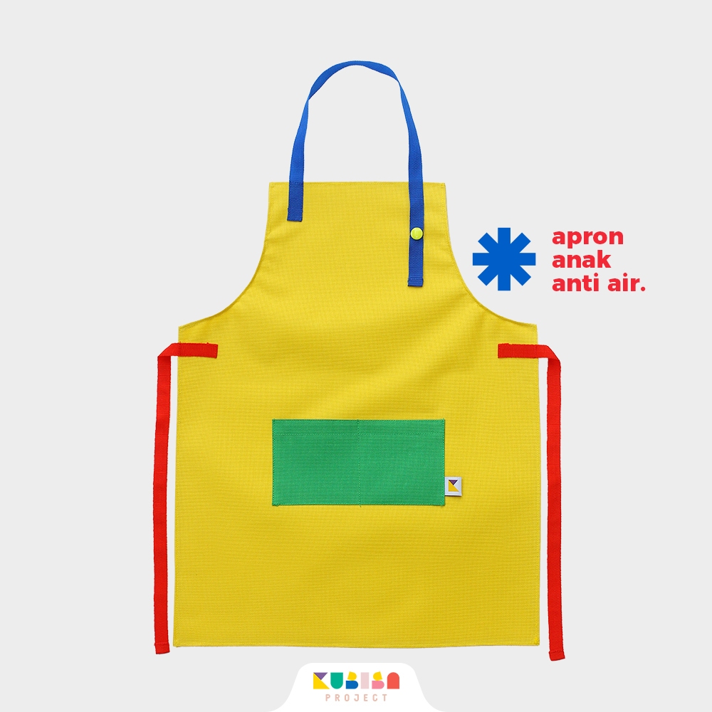 Jual Apron / Celemek Anak Anti Air (Kuning) | KUBISA Project | Shopee ...