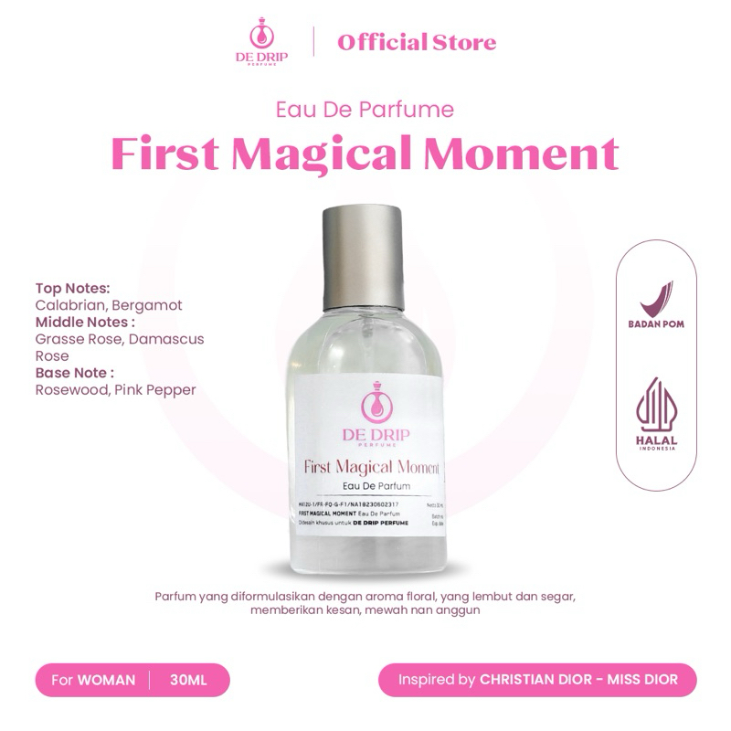 Jual De Drip Perfume - First Magical Moment Inspired Parfum by ...