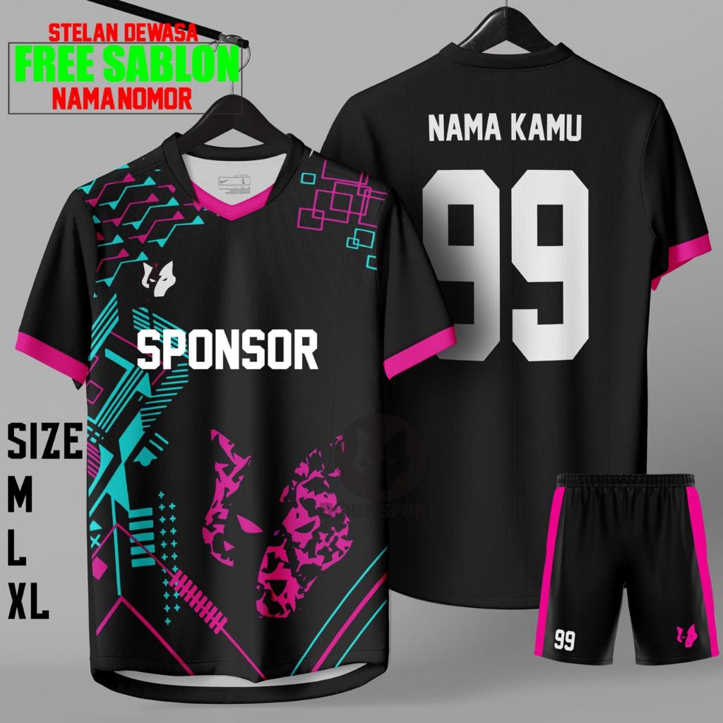 Jersey Sepakbola Motif Baju Bola Terbaru Desain Jersey Futsal