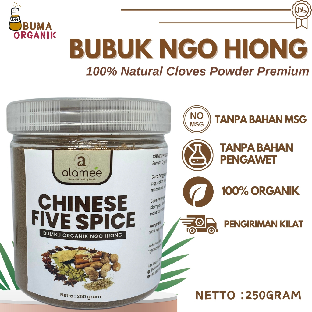 Jual ALAMEE Ngohiong Powder Bubuk Ngo Hiong Bumbu Masak Chinese Five ...
