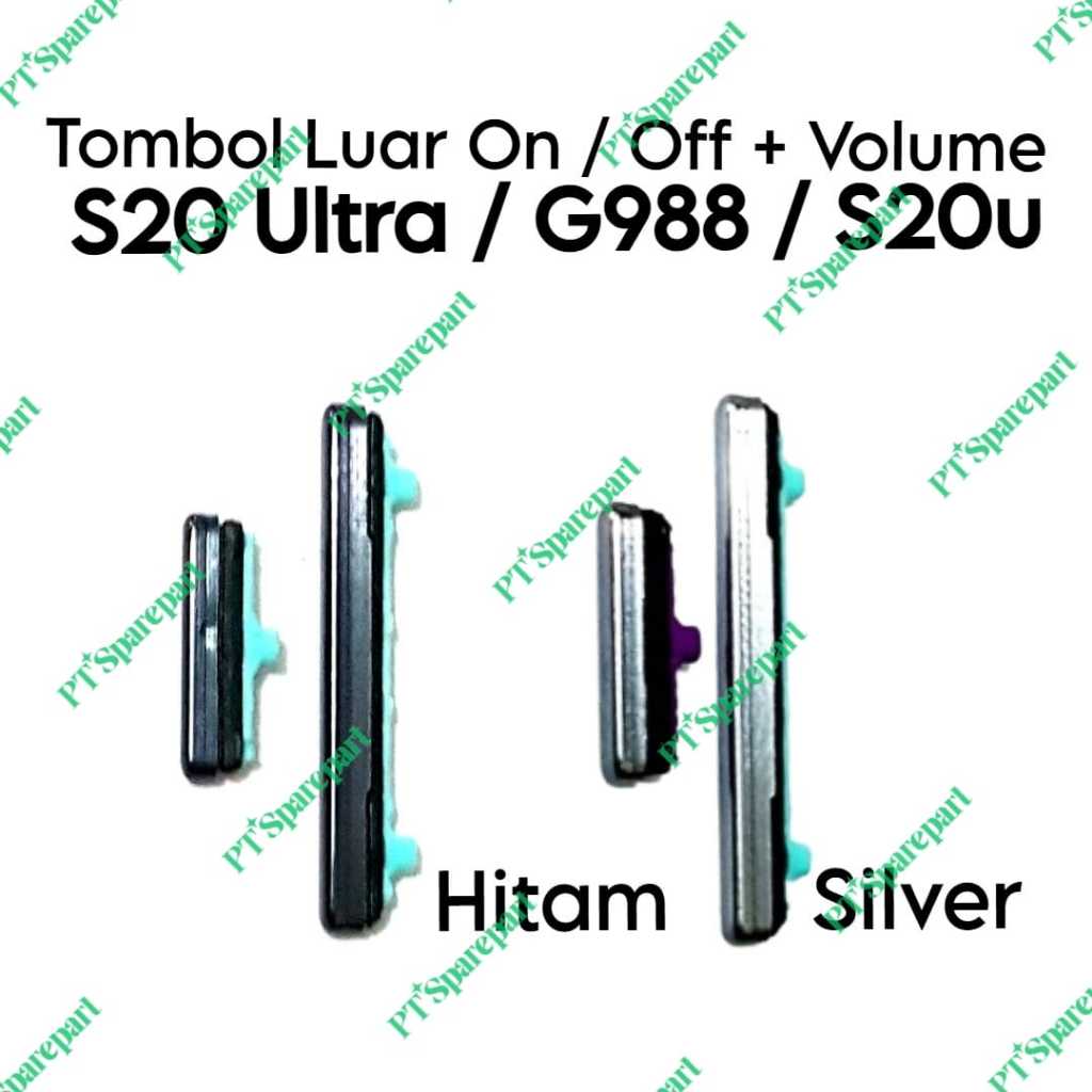 Jual Tombol Luar 1 Set Power On Off + Volume Samsung Galaxy S20 Ultra ...
