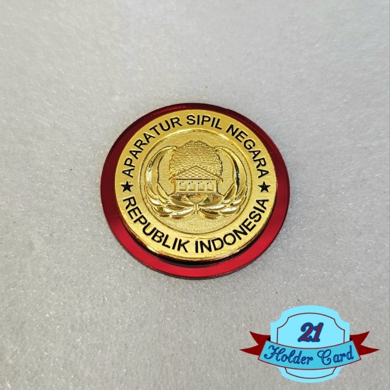Jual Pin Korpri ASN Bulat Akrilik Premium | Shopee Indonesia
