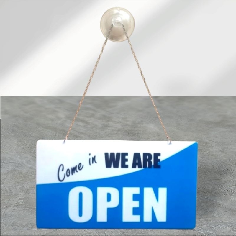 Jual Acrylic sign label OPEN & CLOSED | Shopee Indonesia