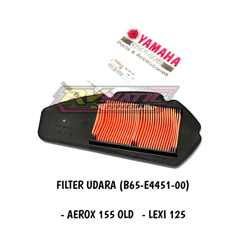 Jual FILTER SARINGAN UDARA AEROX 155 OLD LEXI 125 ORIGINAL YAMAHA (B65 ...