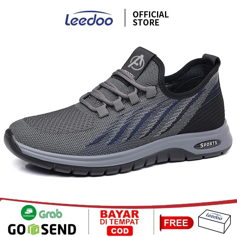 Jual Leedoo Sepatu Sneakers Pria Sepatu Kerja Cowok Lari Shoes Jogging Olahraga Kekinian Mr