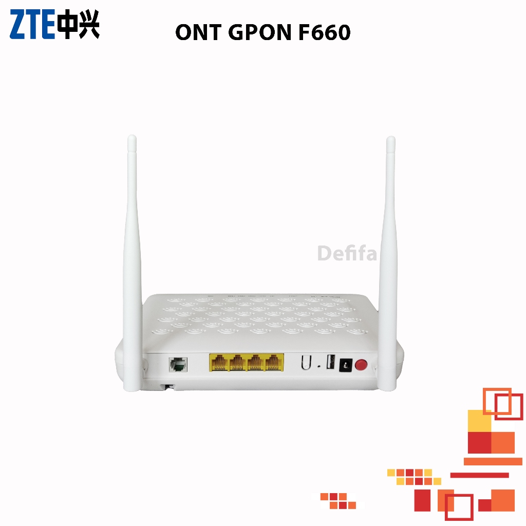 Jual Modem ONT Wifi Router ZTE ZXHN F660 GPON ONU Fullset New | Shopee ...