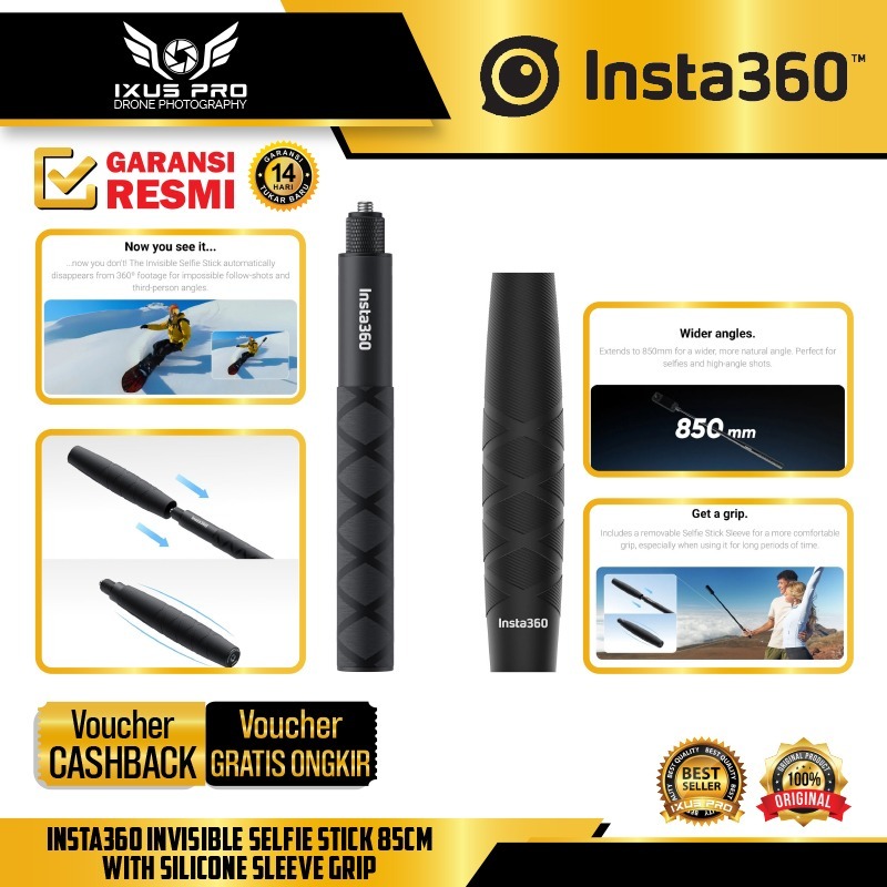 Insta360 85cm Invisible Selfie Stick For Insta360 One Rs Insta360
