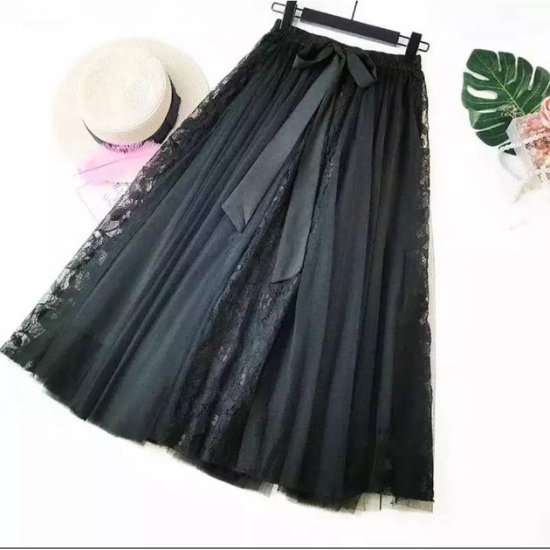 Jual ROK TILE TUTU KOMBINASI TERBARU RENDA BORKAT KE KINIAN WANITA ...