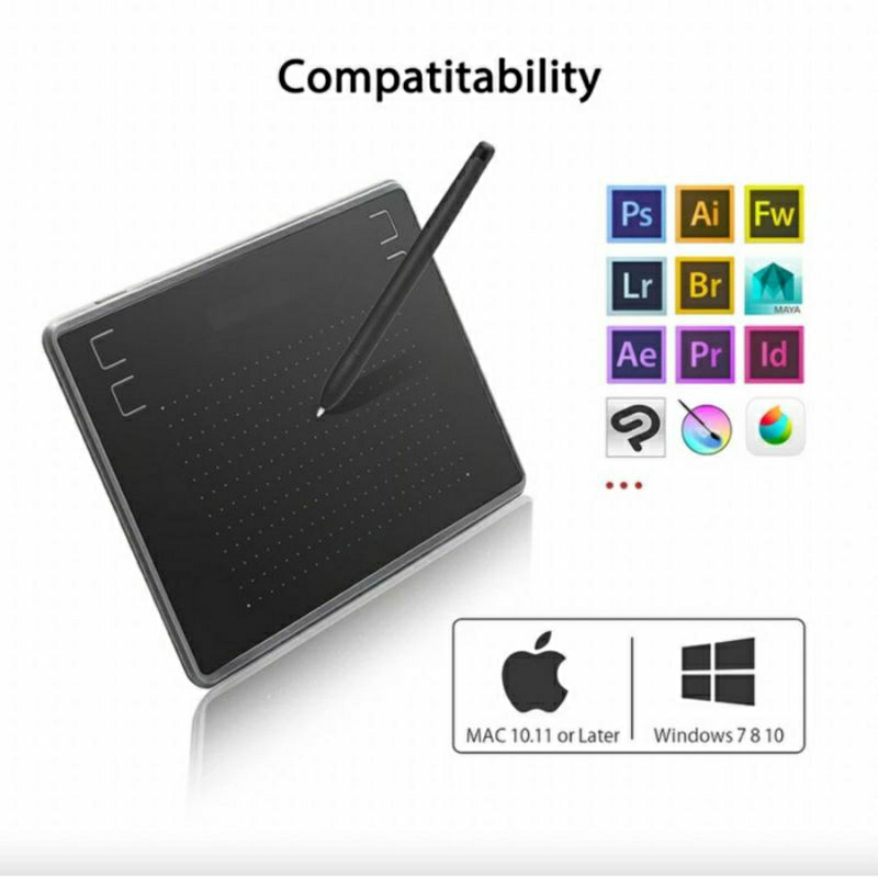 Jual Huion H430P Drawing Tablet Digital Drawing Tablet Murah Second ...