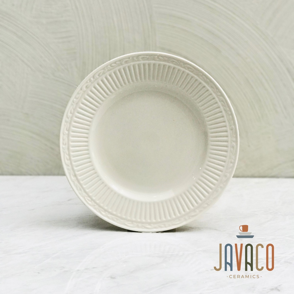 Jual Javaco | Piring Keramik Mikasa White and Black | Piring Makan ...