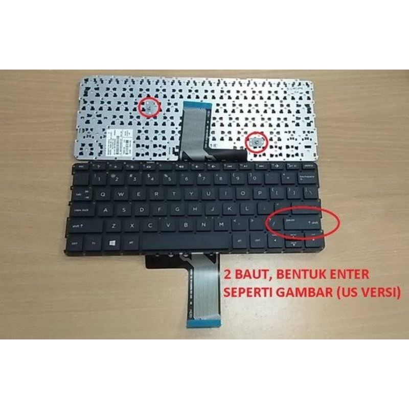 Jual keyboard HP Mini TPN-I 113 TPN I113 US Non Frame Black | Shopee ...