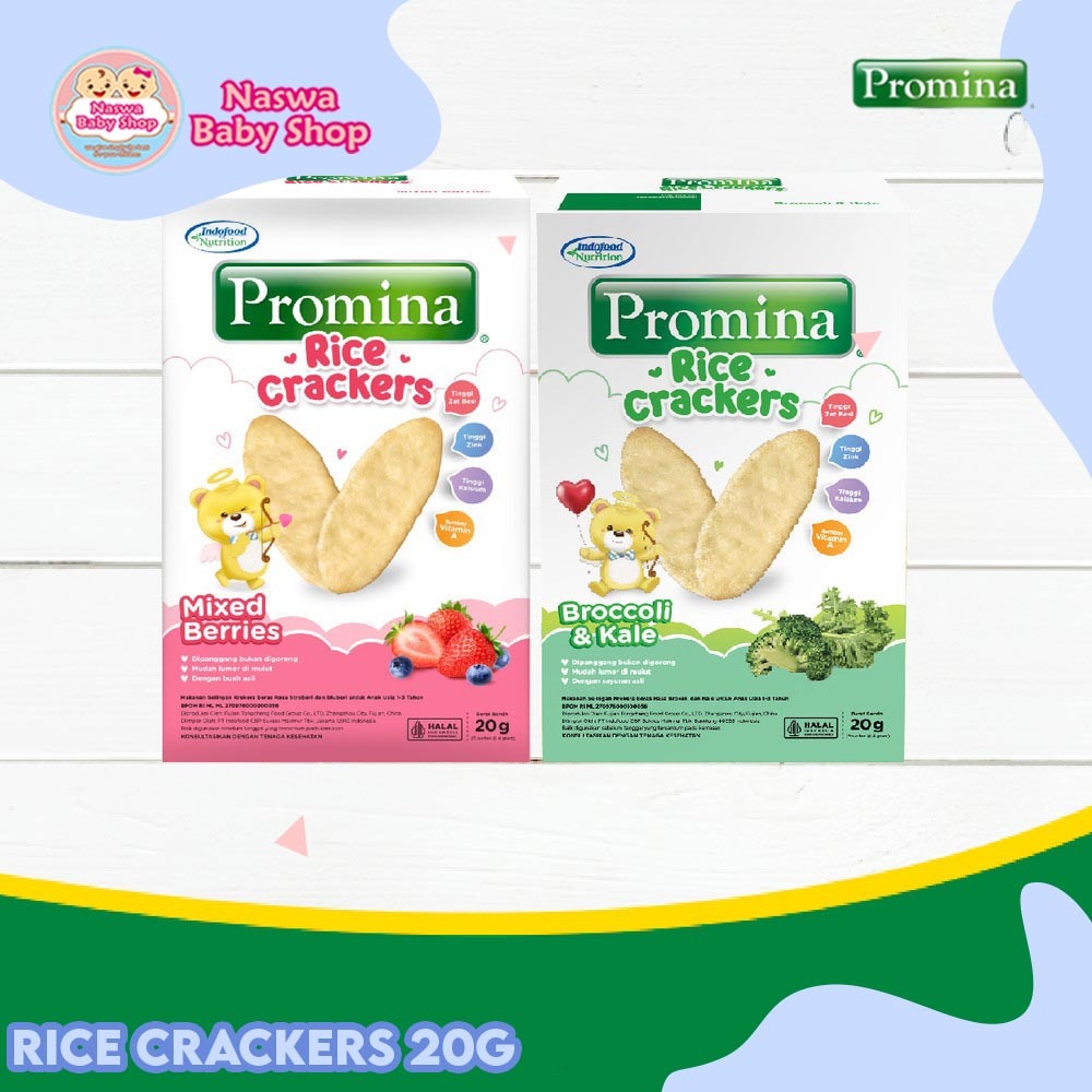Jual Promina Rice Crackers Cemilan Anak 20g | Shopee Indonesia