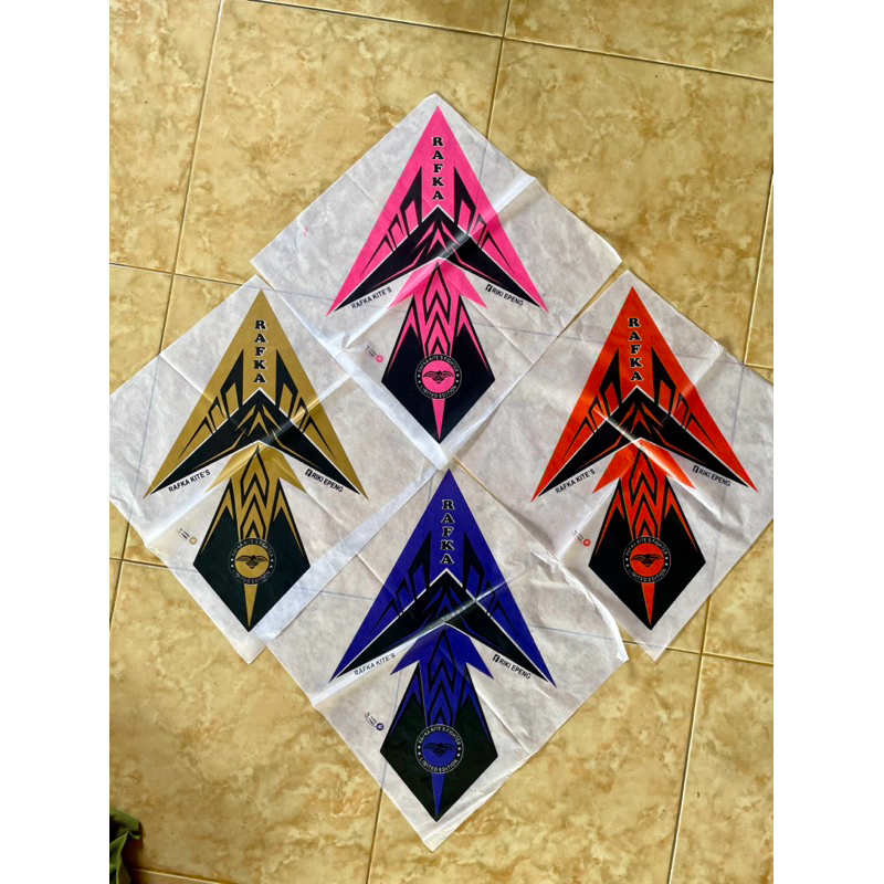 Jual kertas layangan sukoi 2 warna 50pcs/100pcs | Shopee Indonesia