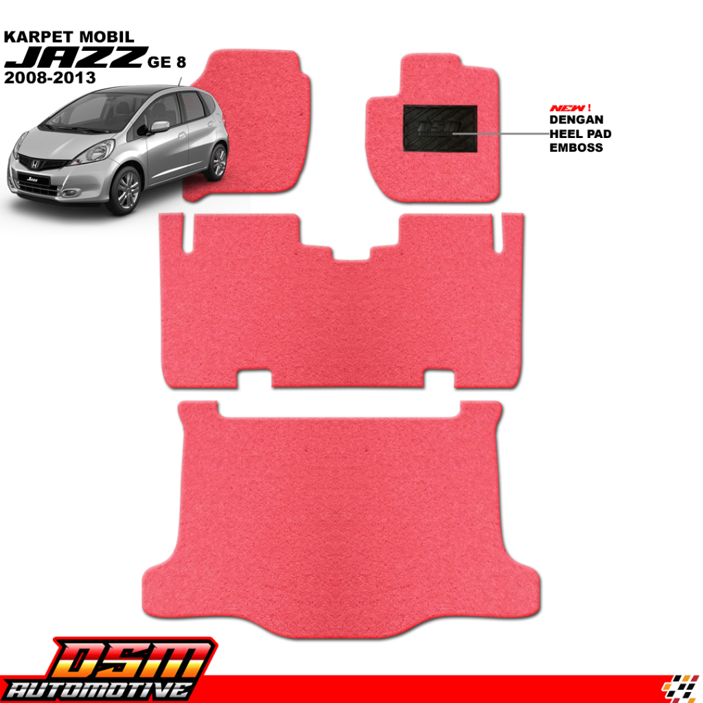 Jual Karpet Mobil Honda Jazz RS GE Series 20082013 / Karpet Mie Honda