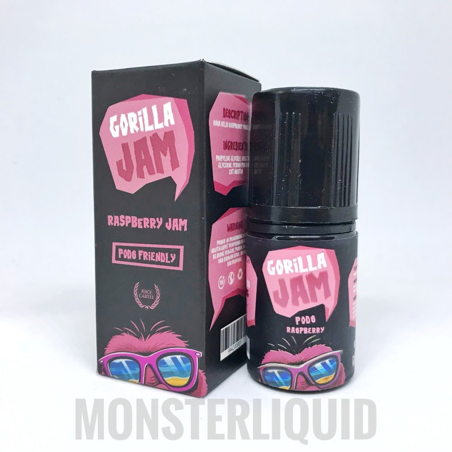 Jual PODS FRIENDLY GORILLA JAM RASPBERRY BY IJC 12MG 30ML | Shopee ...