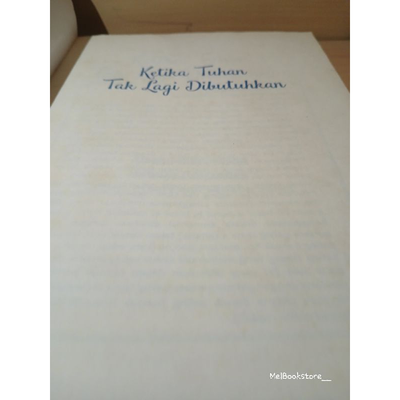 Jual [Original] Buku Ketika Tuhan Tak Lagi Dibutuhkan - Ahmad Rifai ...