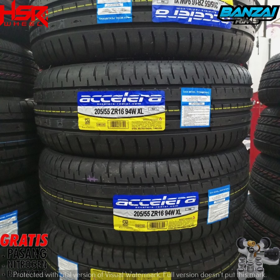 Jual Ban Mobil Ring 16 Untuk Xpander Ukuran 205 55 R16 Merek Accelera ...