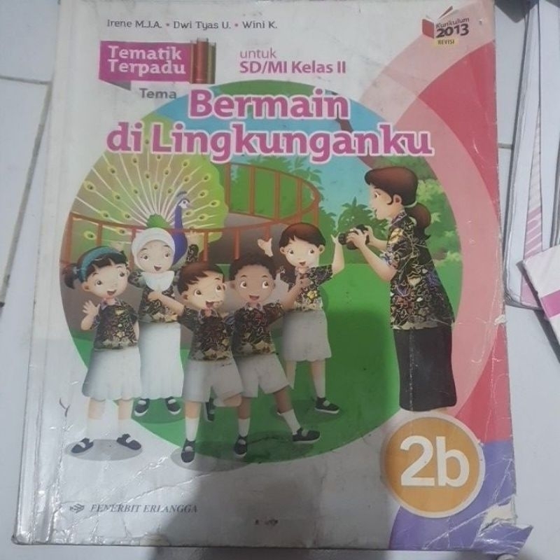 Jual Buku Tematik Terpadu untuk SD Kelas 2 tema 2b | Shopee Indonesia