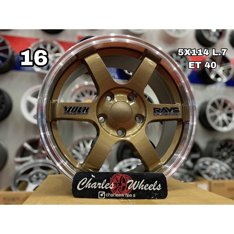 Jual VELG BARU VOLK RAYS TE37 BRONZE GLOSSY RING 16. | Shopee Indonesia
