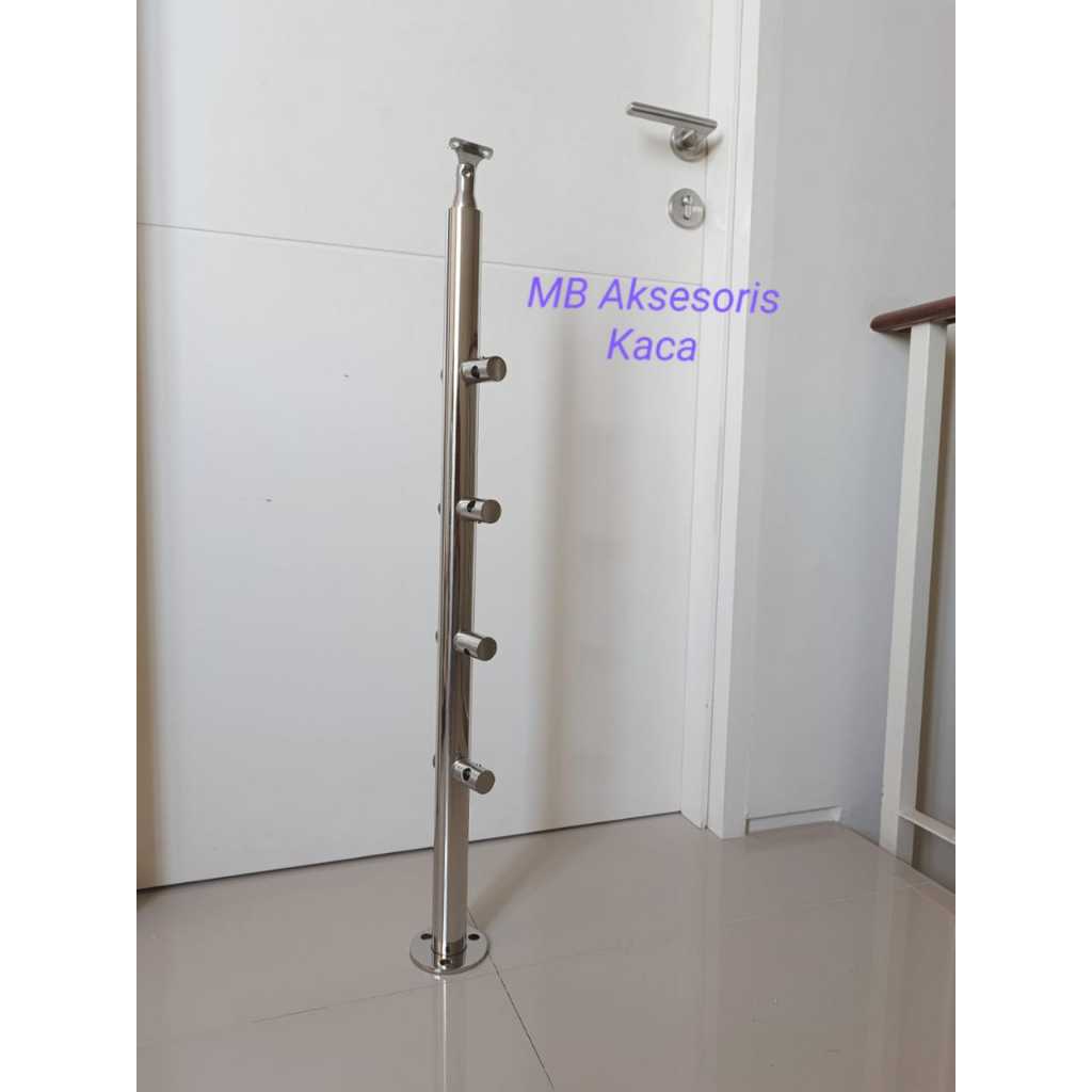 Jual TIANG RAILING PIPA JARI JARI 1/2 INCH/RAILING KACA/RAILING PIPA 1 ...