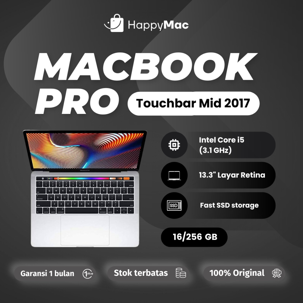 中古パソコン ノートパソコン Apple MacBook Pro 2017 13インチ