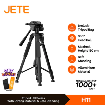 Tripod JETE H11 For HP Kamera DSLR Mirrorless