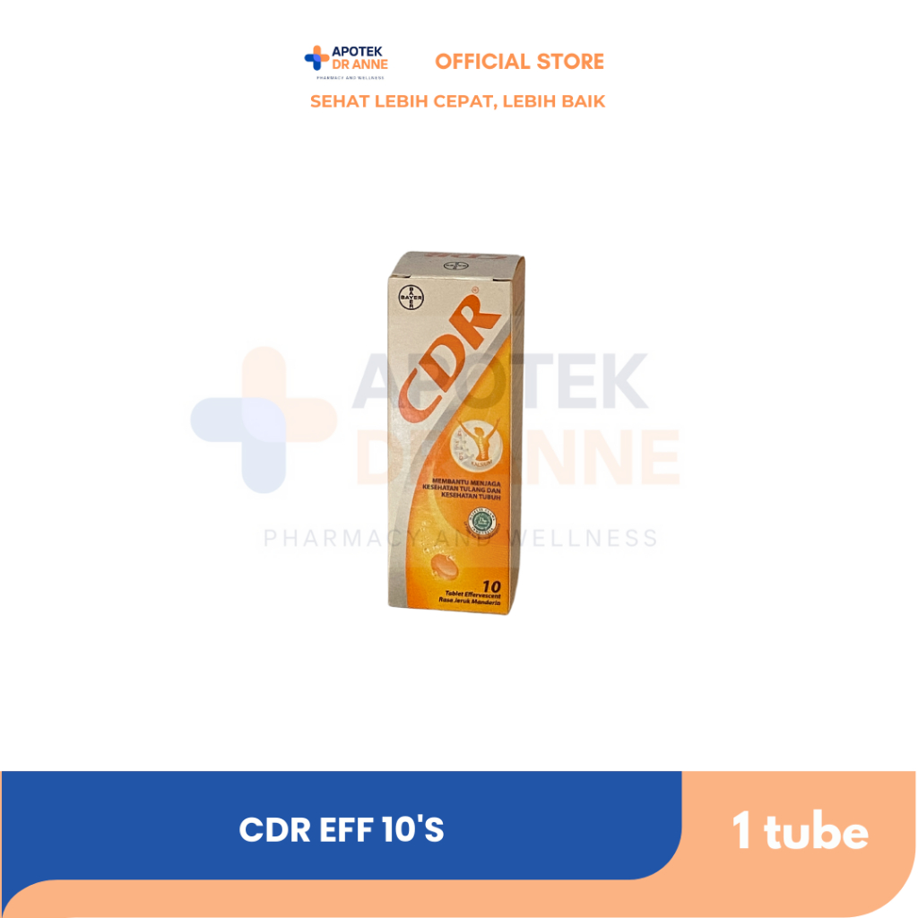 Jual CDR Tablet Effervescent Suplemen Tulang dan Kesehatan | Shopee ...