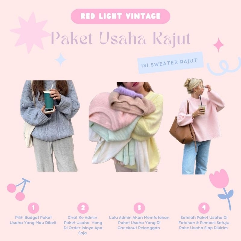 Jual PAKET USAHA RAJUT 1jt | Shopee Indonesia