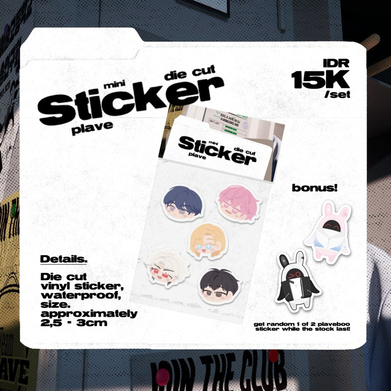 Jual [READY STOCK] PLAVE MINI DIE CUT STICKER SET | Shopee Indonesia
