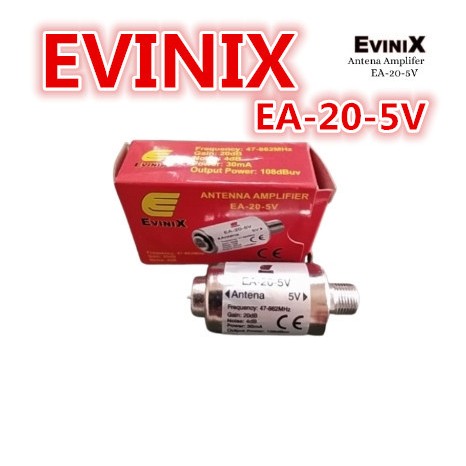 Amplifier Antena TV Evinix Boster Set Top Box Penguat Sinyal Antena TV