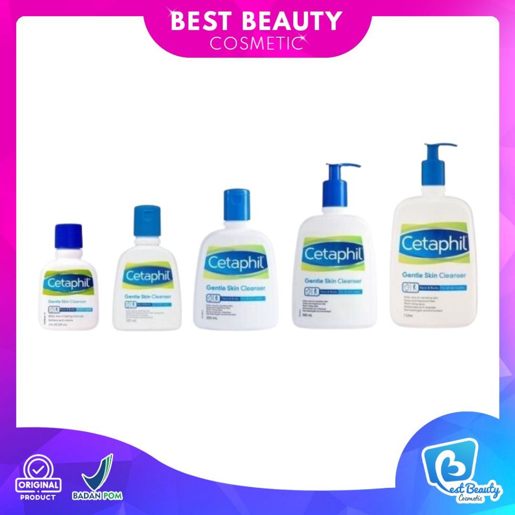 Jual CETAPHIL 59 ml 125 ML 125ML 250 250ML 500 500ML GSC | Cetaphil Gentle  Skin Cleanser Oily Facial Wash | Best Beauty Cosmetic | Shopee Indonesia