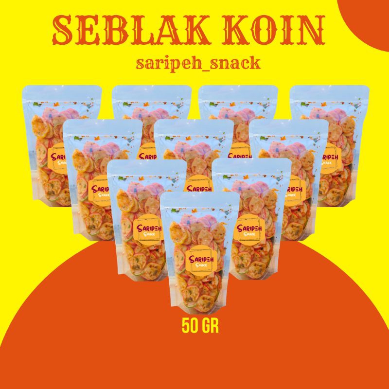 Jual Kerupuk Seblak Kering 50 gram / kerupuk KOIN Seblak Kering 50 gram ...