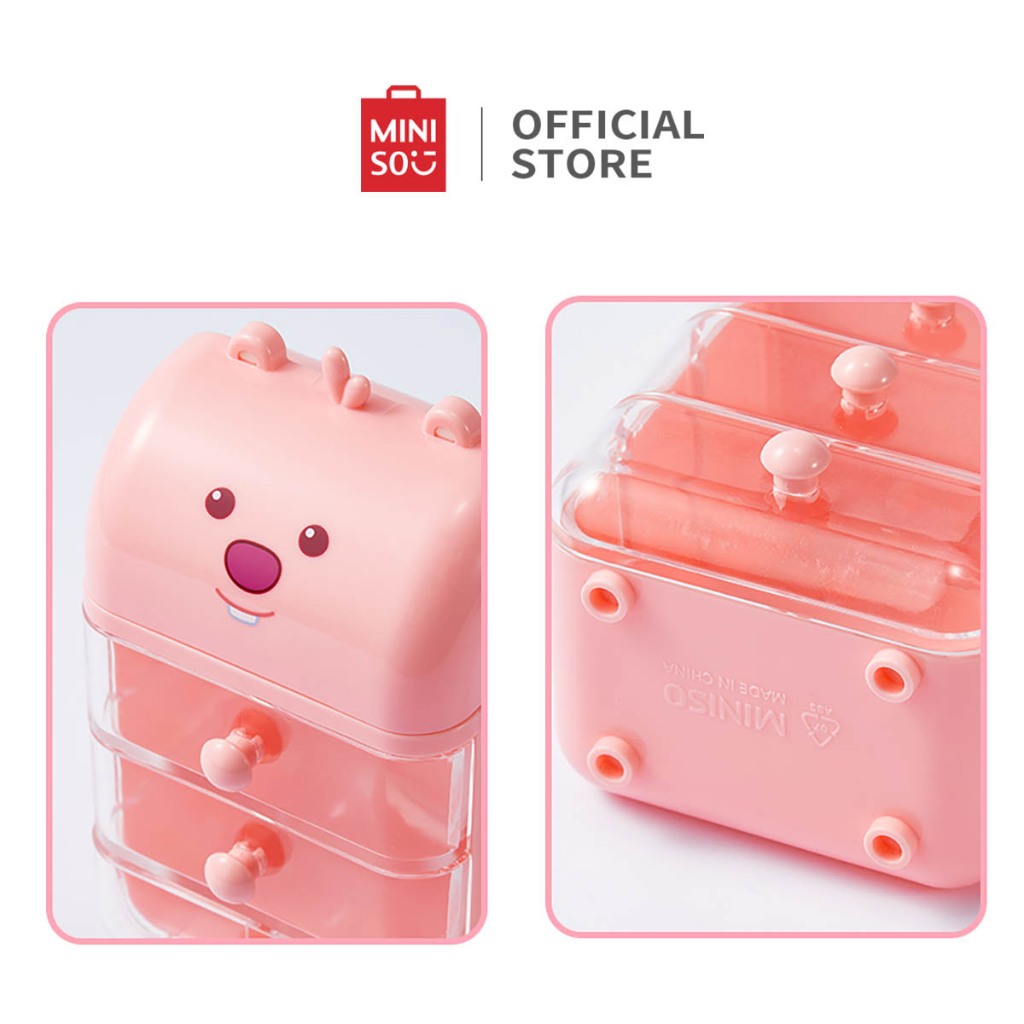 Jual Miniso x ZANMANG Loopy Collection Mini Kotak penyimpanan Desktop ...