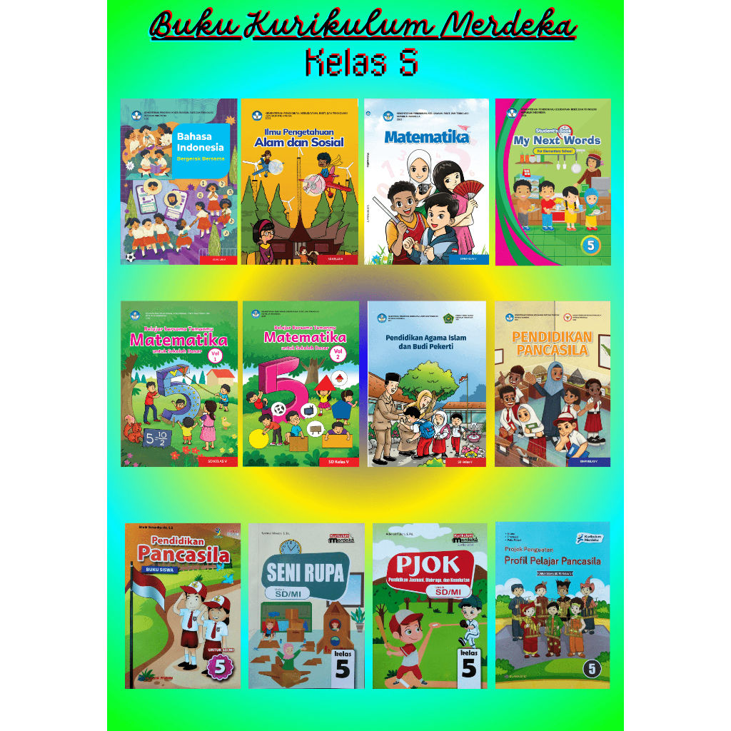 Jual Buku paket kelas 5 SD kurikulum merdeka | Shopee Indonesia