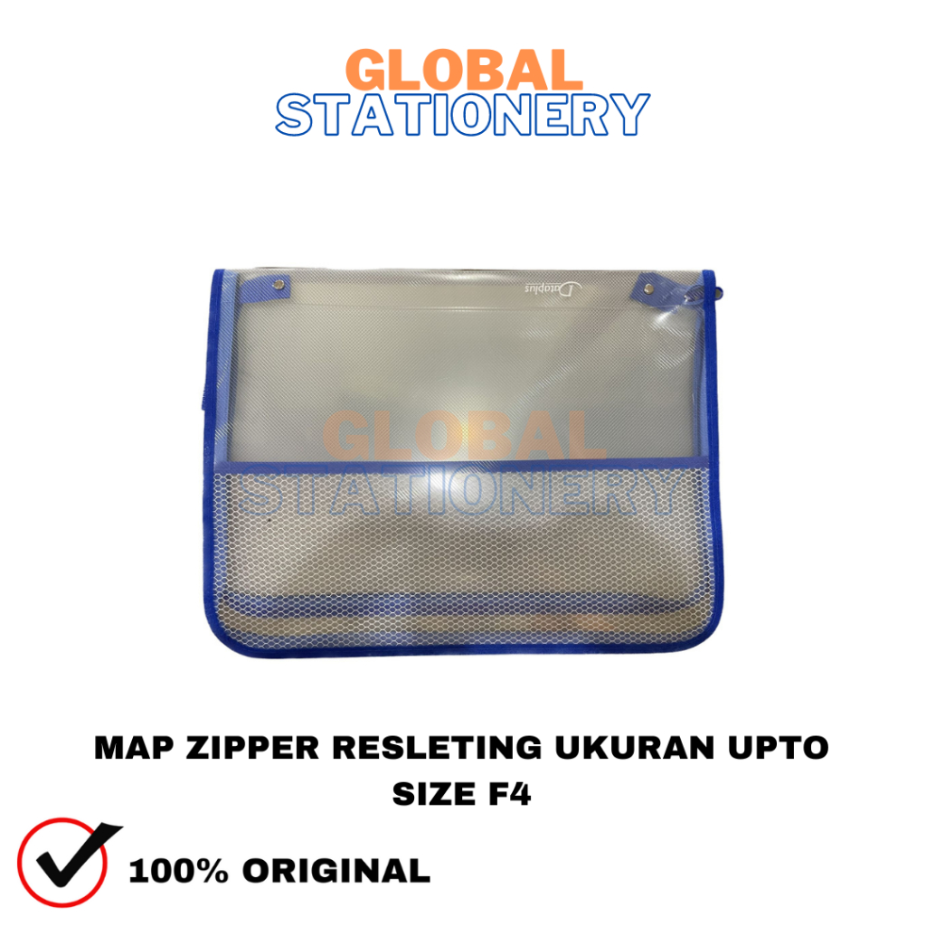 Jual MAP ZIPPER MAP RESLETING UKURAN F4 | Shopee Indonesia