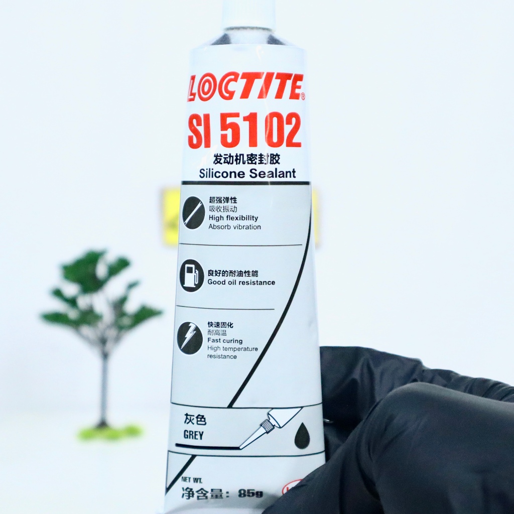 Jual Loctite SI 5102 85gr Grey Silicone RTV Sealant Lem Gasket Maker ...