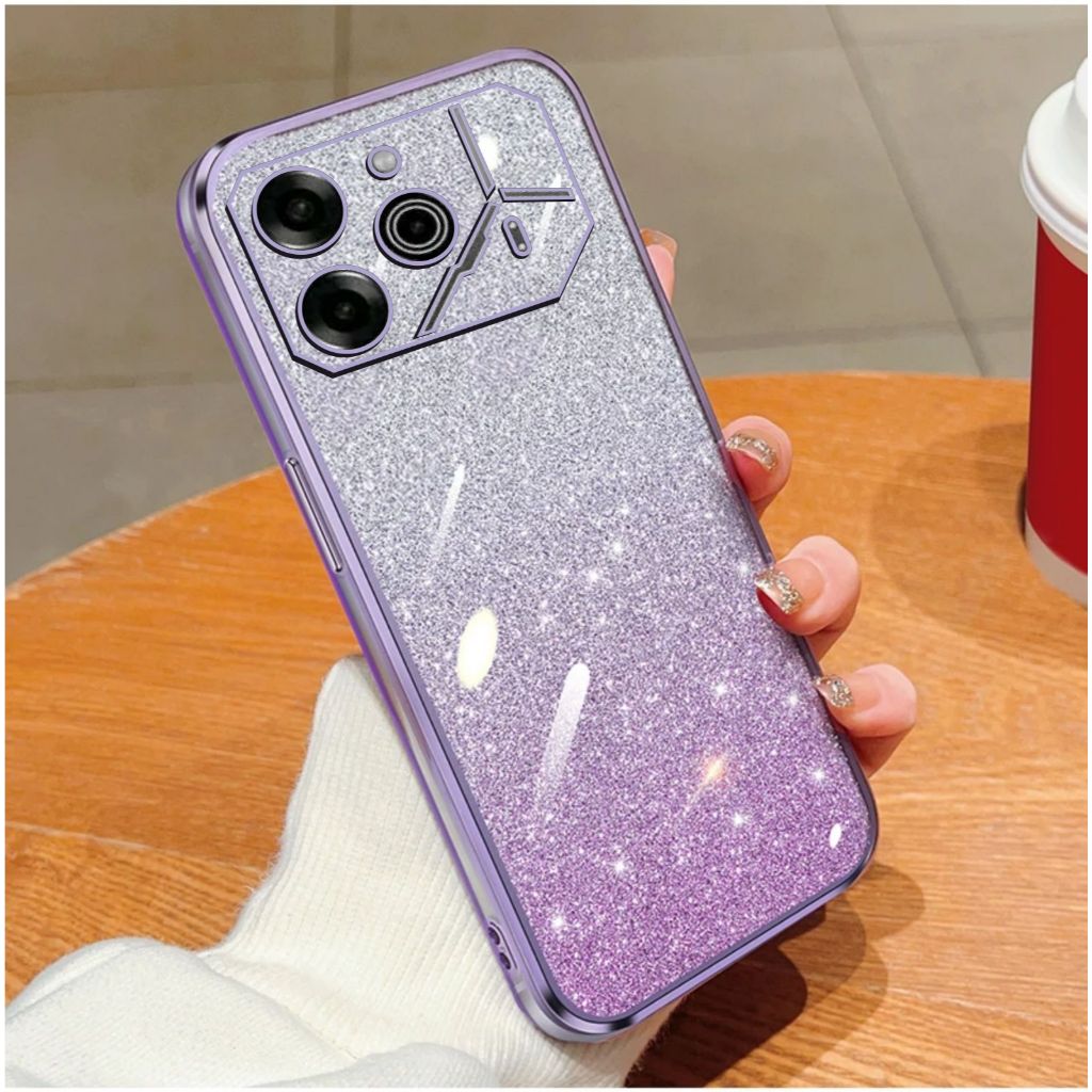 Jual Casing Tecno Pova 6 5 Pro Luxury Gliter TPU Premium Silicon ...