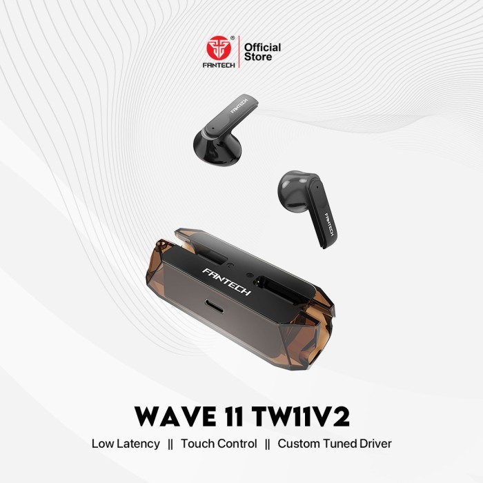 Jual Fantech TWS WAVE 11 V2 TW11V2 Wireless Earphone Bluetooth Gaming ...