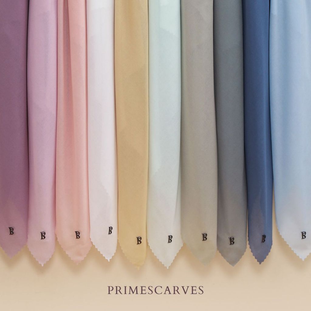 Primescarves HARA Voal 120x120 Part 1 Hijab Segiempat Voal Premium Jilbab Segi Empat Premium