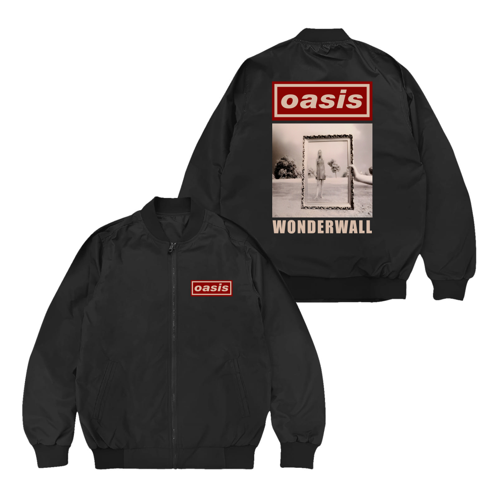 jual-medium-clothing-jacket-bomber-oasis-wonderwall-pria-black-shopee