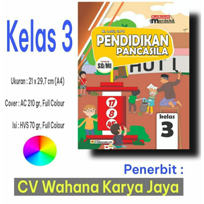 Jual WKJ PKN KELAS 3 - PENDIDIKAN PANCASILA SD KELAS 3 PENERBIT CV ...