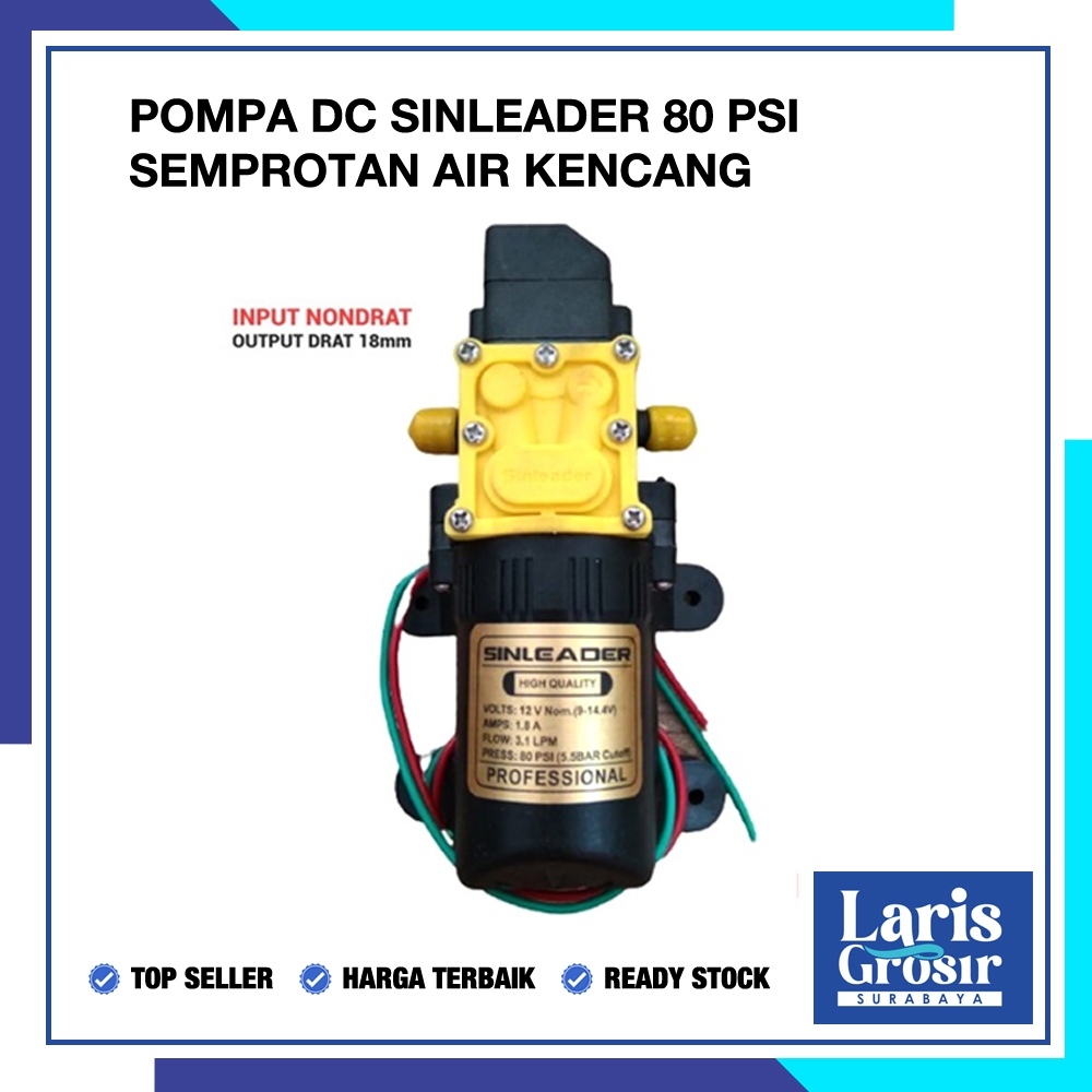 Jual Pompa DC 12V Double Pump JET 130 PSI SINLEADER SL-DP16